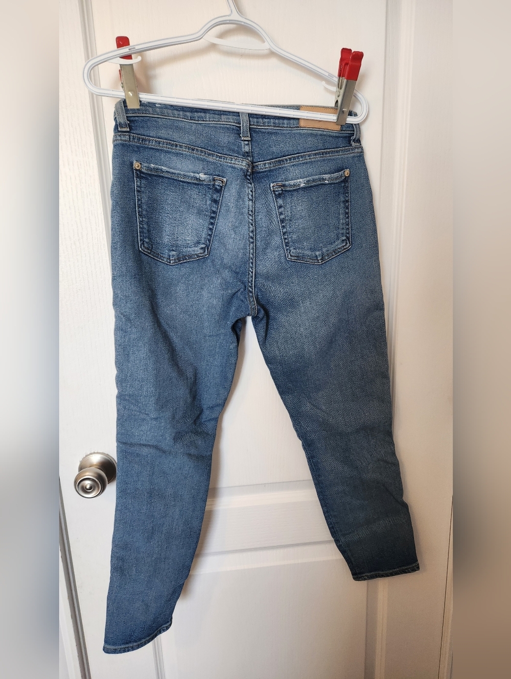 7 for all mankind High Waist Ankle Skinny Jeans Size 29 - Picture 3 of 7